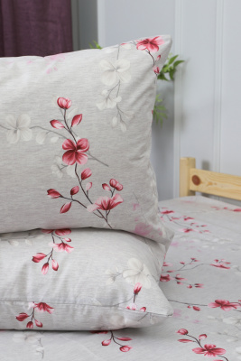 Наволочка бязь ГОСТ Сакура серый