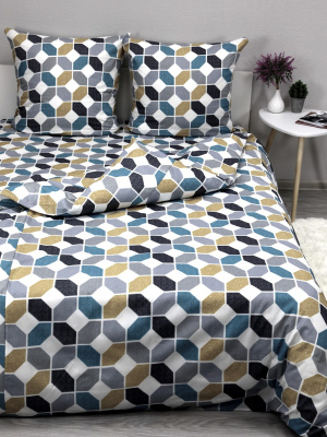 КПБ 1,5 сп бязь 120гр/м2  Текстильная коллекция Майолика 1